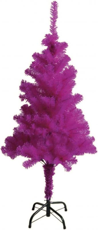 Sapin De Noel Artificiel Violet - H150cm  Floranet